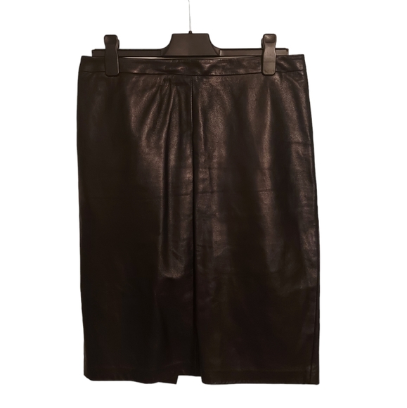 DANIER Leather Skirt - Picture 1 of 4